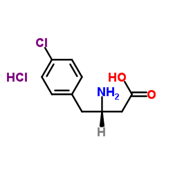 clorhidrato de ácido r 3 amino 4 4 clorofenil butanoico CAS