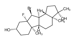 5 flúor 6α bromo 17 metil B nor 5β androstan 3β 17β diol CAS 38759 74