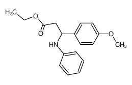 Éster etílico del ácido 3 4 metoxi fenil 3 fenilamino propiónico