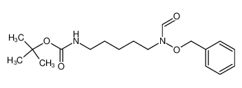 Éster terc butílico del ácido 5 benciloxi formil amino pentil