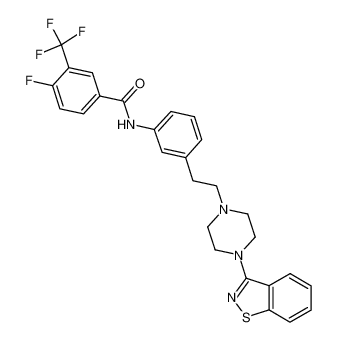 N 3 2 4 1 2 Bencisotiazol 3 Il Piperazin 1 Il Etil Fenil 4