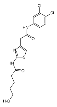 N 3 4 Dicloro Fenil 2 2 Hexanoilamino Tiazol 4 Il Acetamida CAS