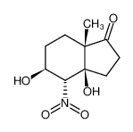 (3aR, 4R, 5S, 7aS) -3a, 5-dihidroxi-7a-metil-4-nitro-3a, 4,5,6,7,7a-hexahidro-1-indanona CAS:196513-89-0
