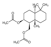 Acetato de ((1S, 2S, 4aS, 8aS) -2-acetoxi-5,5,8a-trimetildecahidronaftalen-1-il) metilo CAS:198423-25-5