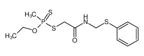 O-etil éster del ácido metilfosfonoditioico S - [(fenilsulfanilmetilcarbamoil) -metil] éster CAS:2916-99-6