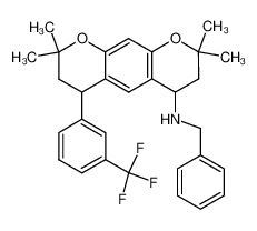 N Bencil Tetrahidro Tetrametil Trifluorometilfenil H H Benzo B