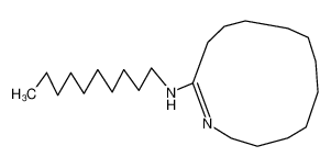 ((E) -Azaciclotridec-1-en-2-il) -decil-amina CAS:29956-34-1
