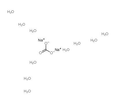Sodio carbonato decahidrato CAS 6132-02-1