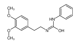 1- [2- (3,4-dimetoxifenil) etil] -3-fenilurea CAS:67616-08-4