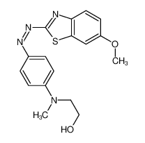 2 4 6 Metoxi 1 3 Benzotiazol 2 Il Diazenil N Metilanilino Etanol CAS 68083 97 6