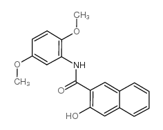Suministro N- (2,5-dimetoxifenil) -3-hidroxinaftaleno-2-carboxamida CAS:92-73-9