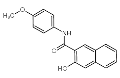 Suministro 3-hidroxi-N- (4-metoxifenil) naftaleno-2-carboxamida CAS:92-79-5
