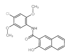 Suministro N- (4-cloro-2,5-dimetoxifenil) -3-hidroxinaftaleno-2-carboxamida CAS:4273-92-1