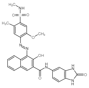 Suministro (4Z) -4 - [[2-metoxi-5-metil-4- (metilsulfamoil) fenil] hidrazinilideno] -3-oxo-N- (2-oxo-1,3-dihidrobencimidazol-5-il) naftaleno-2 -carboxamida CAS.NO:51920-12-8 CAS:51920-12-8