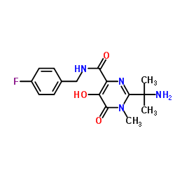 Suministro 2- (2-aminopropan-2-il) -N - [(4-fluorofenil) metil] -5-hidroxi-1-metil-6-oxopirimidina-4-carboxamida CAS:518048-03-8