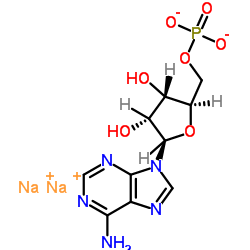 Suministro Sodio ((2R, 3S, 4R, 5R) -5- (6-amino-9H-purin-9-il) -3,4-dihidroxitetrahidrofurano-2-il) metil fosfato CAS:4578-31-8