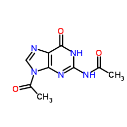 Suministro N- (9-acetil-6-oxo-3H-purin-2-il) acetamida CAS:3056-33-5