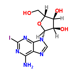 Suministro (2R, 3R, 4S, 5R) -2- (6-amino-2-yodopurin-9-il) -5- (hidroximetil) oxolano-3,4-diol CAS:35109-88-7