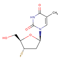 Suministro 3'-desoxi-3'-fluoro timidina CAS:25526-93-6