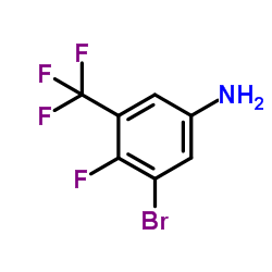 Suministro  3-bromo-4-fluoro-5- (trifluorometil) anilina CAS:1233026-11-3