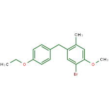 Suministro 1-bromo-5- (4-etoxifenilmetil) -2-metoxi-4-metilbenceno CAS:898538-39-1