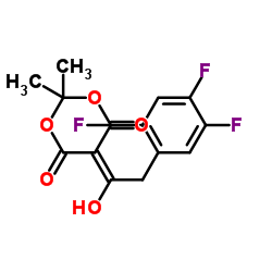 Suministro 5- [1-hidroxi-2- (2,4,5-trifluorofenil) etilideno] -2,2-dimetil-1,3-dioxano-4,6-diona CAS:764667-64-3