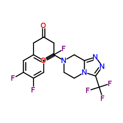 Suministro 1- [3- (trifluorometil) -6,8-dihidro-5H- [1,2,4] triazolo [4,3-a] pirazin-7-il] -4- (2,4,5-trifluorofenilo) butano-1,3-diona CAS:764667-65-4
