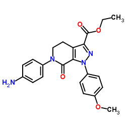 Suministro 6- (4-aminofenil) -1- (4-metoxifenil) -7-oxo-4,5-dihidropirazolo [3,4-c] piridina-3-carboxilato de etilo CAS:503615-07-4
