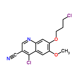 Suministro 4-cloro-7- (3-cloropropoxi) -6-metoxiquinolina-3-carbonitrilo CAS:214470-68-5