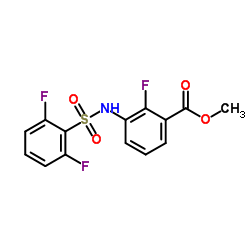 Suministro 3 - {[(2,6-difluorofenil) sulfonil] amino} -2-fluorobenzoato de metilo CAS:1195768-19-4