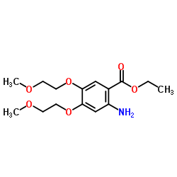 Suministro 2-amino-4,5-bis (2-metoxietoxi) benzoato de etilo CAS:179688-27-8