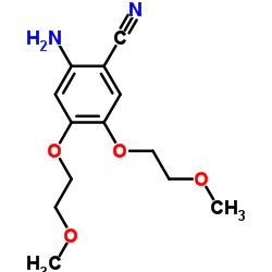 Suministro 2-amino-4,5-bis (2-metoxietoxi) benzonitrilo CAS:950596-58-4