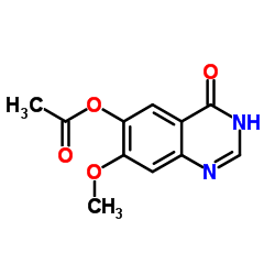 Suministro Acetato de (7-metoxi-4-oxo-1H-quinazolin-6-il) CAS:179688-53-0