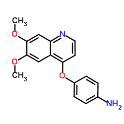 Suministro 4- (6,7-dimetoxiquinolin-4-il) oxianilina CAS:190728-25-7
