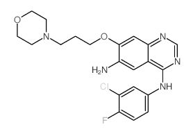 Suministro 4-N- (3-cloro-4-fluorofenil) -7- (3-morfolin-4-ilpropoxi) quinazolina-4,6-diamina CAS:267243-68-5