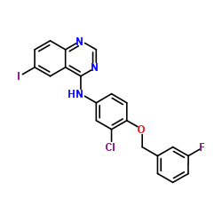 Suministro N- [3-cloro-4- (3-fluorobenciloxi) fenil] -6-yodoquinazolin-4-amina CAS:231278-20-9