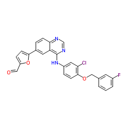 Suministro 5- [4- [3-cloro-4 - [(3-fluorofenil) metoxi] anilino] quinazolin-6-il] furan-2-carbaldehído CAS:231278-84-5