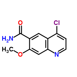 Suministro 4-cloro-7-metoxiquinolina-6-carboxamida CAS:417721-36-9