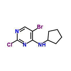 Suministro 5-bromo-2-cloro-N-ciclopentilpirimidin-4-amina CAS:733039-20-8