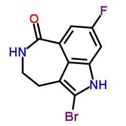 Suministro 2-bromo-8-fluoro-4,5-dihidro-1H-azepino [5,4,3-cd] indol-6 (3H) -ona CAS:283173-80-8