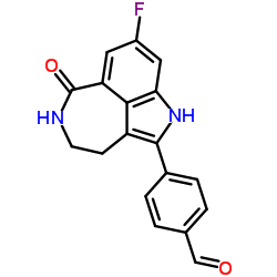 Suministro 4- (8-fluoro-6-oxo-3,4,5,6-tetrahidro-1H-azepino [5,4,3-cd] indol-2-il) benzaldeyde CAS:283173-84-2