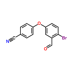 Suministro 4- (4-bromo-3-formilfenoxi) benzonitrilo CAS:906673-54-9