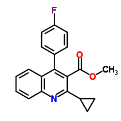 Suministro Éster metílico del ácido 4- (4-fluorofenil) -2-ciclopropilquinolin-3-carboxílico CAS:121659-86-7