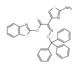 Suministro (Benzotiazol-2-il) - (Z) -2-tritiloxiimino-2- (2-aminotiazol-4-il) -tioacetato CAS:143183-03-3