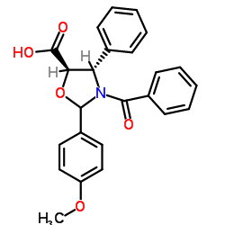 Suministro Ácido (4S, 5R) -3-benzoil-2- (4-metoxifenil) -4-feniloxazolidina-5-carboxílico CAS:949023-16-9