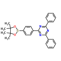 Suministro 2,4-Difenil-6- [4- (4,4,5,5-tetrametil-1,3,2-dioxaborolan-2-il) fenil] -1,3,5-triazina CAS:1219956-23-6