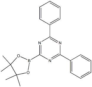 Suministro 2,4-Difenil-6- (4,4,5,5-tetrametil- [1,3,2] dioxaborolan-2-il) - [1,3,5] triazina CAS:1345345-08-5