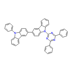 Suministro 9- (4,6-difenil-1,3,5-triazin-2-il) -9'-fenil-3,3'-bicarbazol CAS:1266389-01-8