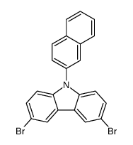 Suministro 9- (2-naftalenil) -3,6-dibromo-9H-carbazol CAS:1221237-83-7