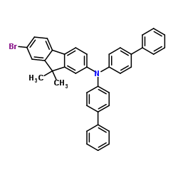 Suministro N, N-di ([1,1'-bifenil] -4-il) -7-bromo-9,9-dimetil-9H-fluoren-2-amina CAS:1028647-98-4